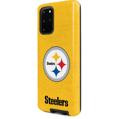 NFL Pittsburgh Steelers - Alternate Distressed Galaxy S20 Plus Pro Case