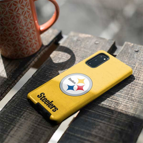 NFL Pittsburgh Steelers - Alternate Distressed Galaxy S20 Pro Case