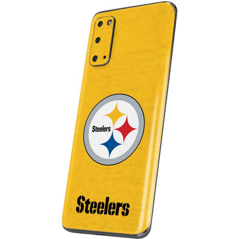 NFL Pittsburgh Steelers - Alternate Distressed Galaxy S20 Skin