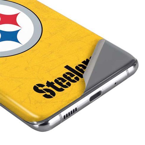NFL Pittsburgh Steelers - Alternate Distressed Galaxy S20 Skin