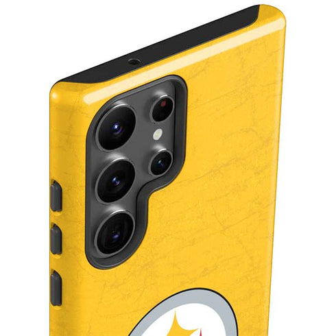 NFL Pittsburgh Steelers - Alternate Distressed Galaxy S23 Ultra Pro Case