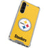 NFL Pittsburgh Steelers - Alternate Distressed Galaxy S24 FE Clear Case