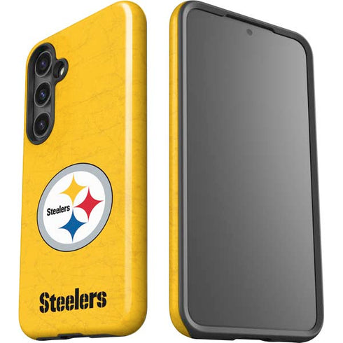 NFL Pittsburgh Steelers - Alternate Distressed Galaxy S25 Plus Impact Case