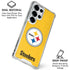 NFL Pittsburgh Steelers - Alternate Distressed Galaxy S25 Ultra Clear Case
