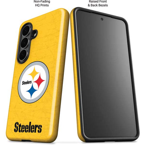 NFL Pittsburgh Steelers - Alternate Distressed Galaxy S26 Plus Impact Case