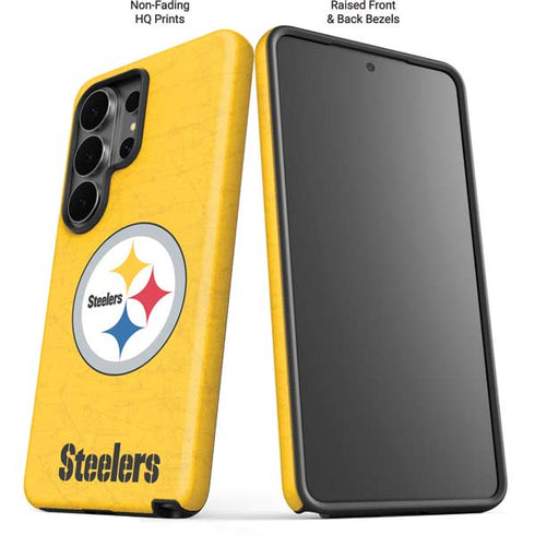 NFL Pittsburgh Steelers - Alternate Distressed Galaxy S26 Ultra Impact Case