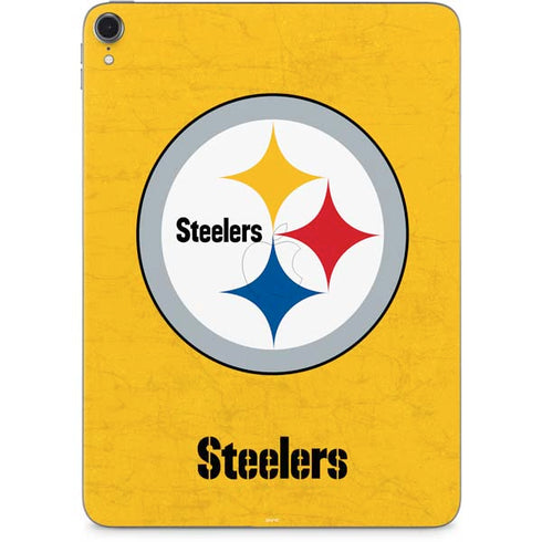NFL Pittsburgh Steelers - Alternate Distressed Apple iPad Pro Skin