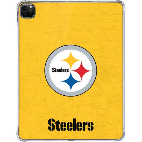NFL Pittsburgh Steelers - Alternate Distressed iPad Pro 11in (2024) Clear Case