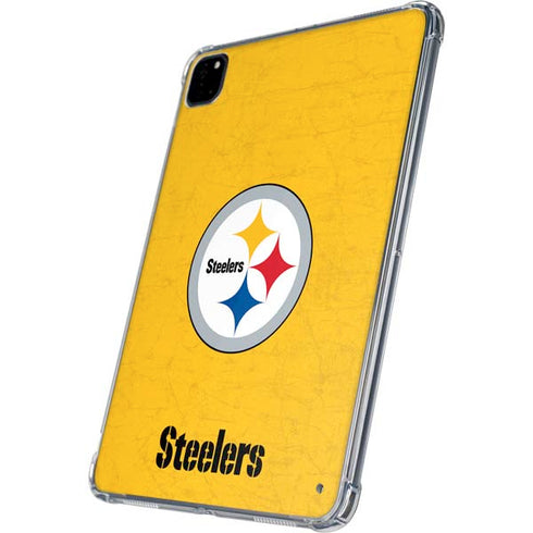 NFL Pittsburgh Steelers - Alternate Distressed iPad Pro 11in (2024) Clear Case