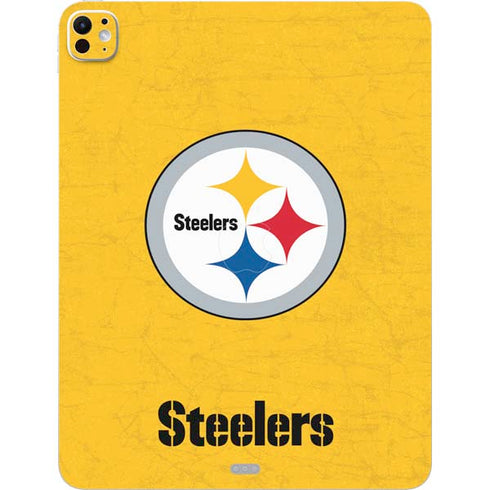 NFL Pittsburgh Steelers - Alternate Distressed iPad Pro 13in M4 (2024) Skin