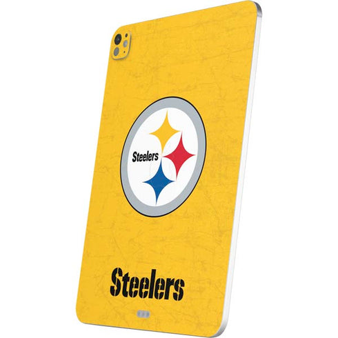 NFL Pittsburgh Steelers - Alternate Distressed iPad Pro 13in M4 (2024) Skin