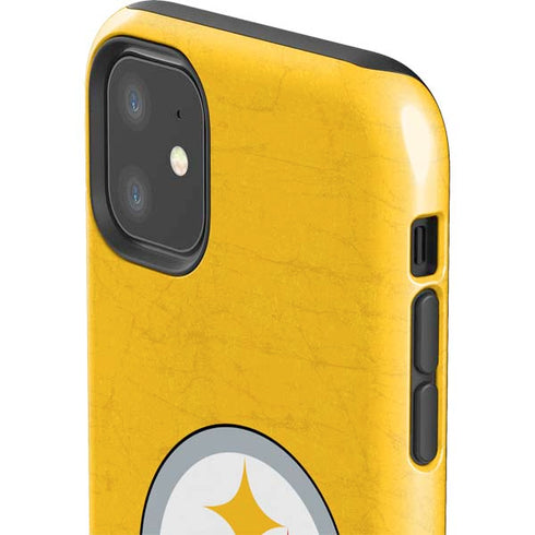 NFL Pittsburgh Steelers - Alternate Distressed iPhone 11 Impact Case