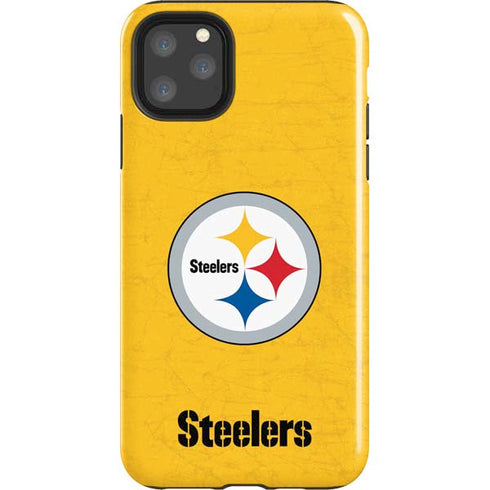NFL Pittsburgh Steelers - Alternate Distressed iPhone 11 Pro Max Impact Case