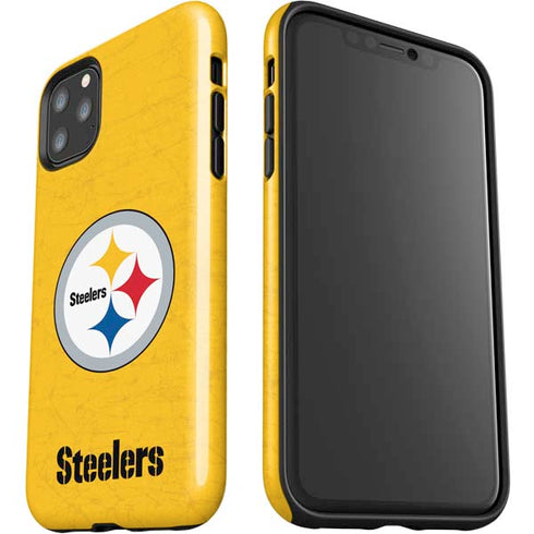 NFL Pittsburgh Steelers - Alternate Distressed iPhone 11 Pro Max Impact Case