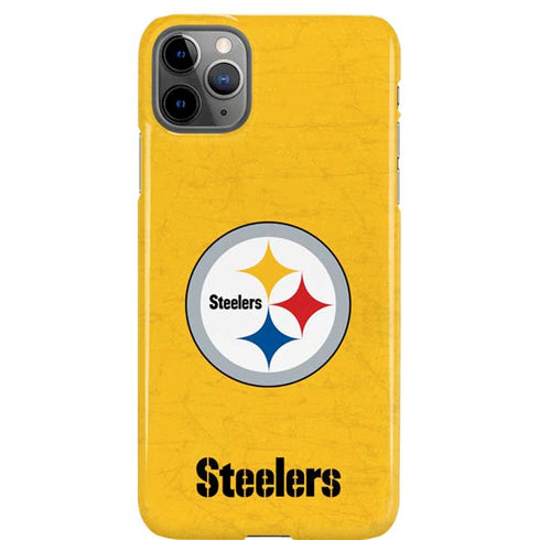NFL Pittsburgh Steelers - Alternate Distressed iPhone 11 Pro Max Lite Case
