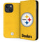 NFL Pittsburgh Steelers - Alternate Distressed iPhone 15 Plus Folio Case