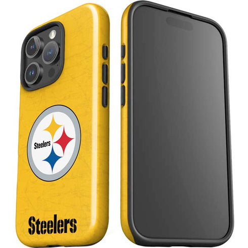 NFL Pittsburgh Steelers - Alternate Distressed iPhone 16 Pro Impact Case
