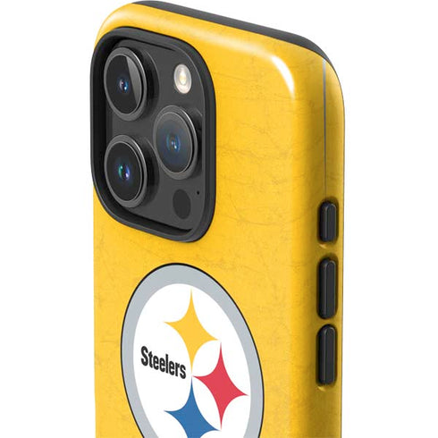NFL Pittsburgh Steelers - Alternate Distressed iPhone 16 Pro Max Impact Case