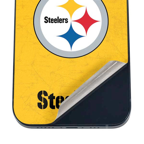 NFL Pittsburgh Steelers - Alternate Distressed iPhone 16 Skin
