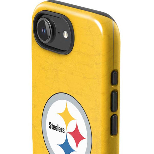 NFL Pittsburgh Steelers - Alternate Distressed iPhone 16e Impact Case
