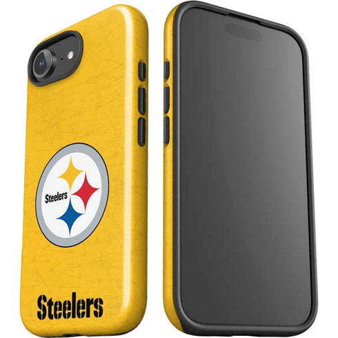 NFL Pittsburgh Steelers - Alternate Distressed iPhone 16e Impact Case