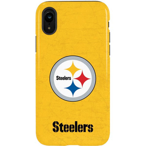 NFL Pittsburgh Steelers - Alternate Distressed iPhone XR Pro Case