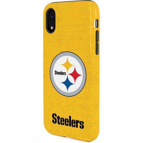 NFL Pittsburgh Steelers - Alternate Distressed iPhone XR Pro Case