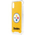 NFL Pittsburgh Steelers - Alternate Distressed iPhone XS Clear Case