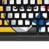 NFL Pittsburgh Steelers - Alternate Distressed K95 RGB PLATINUM Mechanical Gaming Keyboard Skin