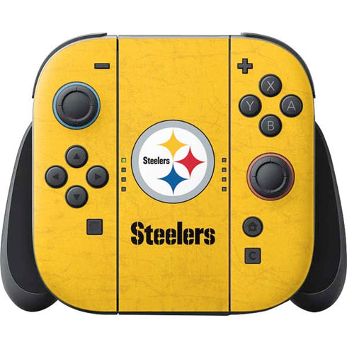 NFL Pittsburgh Steelers - Alternate Distressed Nintendo Skins