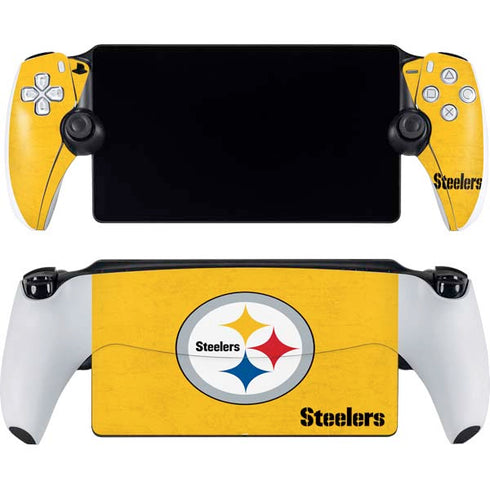 NFL Pittsburgh Steelers - Alternate Distressed PlayStation Portal Remote Player Skin