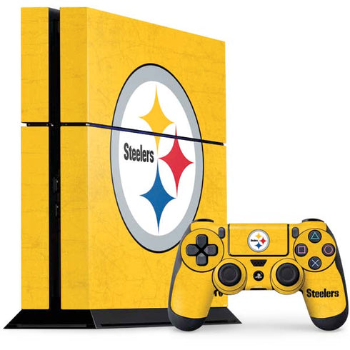 NFL Pittsburgh Steelers - Alternate Distressed PlayStation PS4 Skins