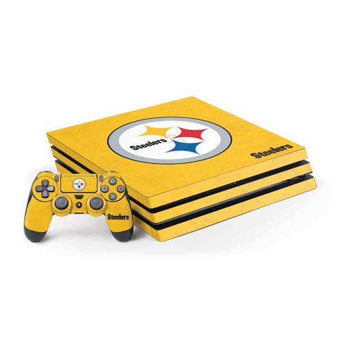 NFL Pittsburgh Steelers - Alternate Distressed PlayStation PS4 Skins