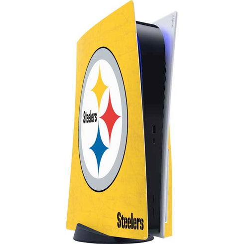 NFL Pittsburgh Steelers - Alternate Distressed PlayStation PS5 Skins