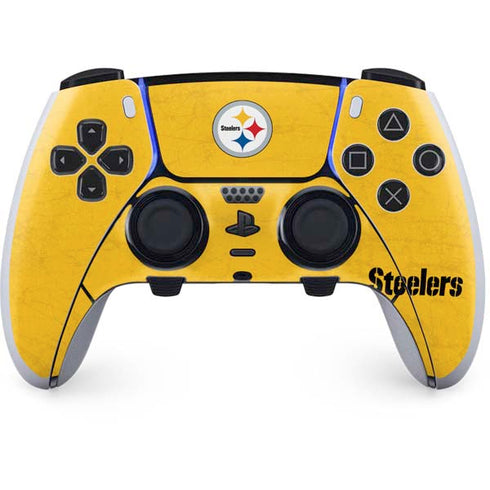 NFL Pittsburgh Steelers - Alternate Distressed PlayStation PS5 Skins
