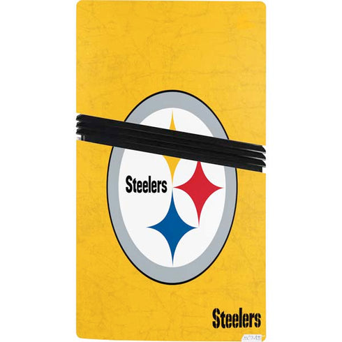 NFL Pittsburgh Steelers - Alternate Distressed PS5 Pro Console Skin
