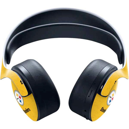 NFL Pittsburgh Steelers - Alternate Distressed PULSE 3D Wireless Headset for PS5 Skin