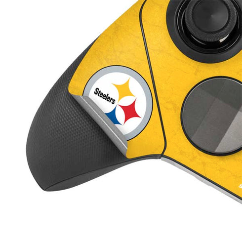 NFL Pittsburgh Steelers - Alternate Distressed Xbox Elite Wireless Controller Series 2 Skin