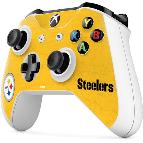 NFL Pittsburgh Steelers - Alternate Distressed Xbox One S All-Digital Edition Bundle Skin