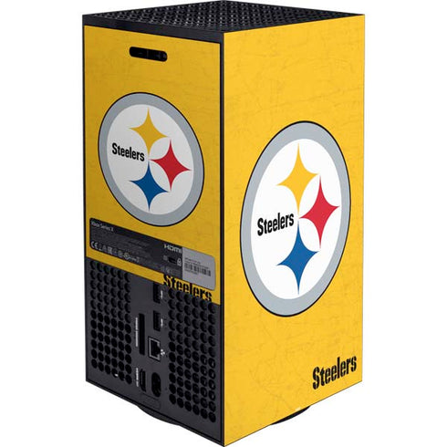 NFL Pittsburgh Steelers - Alternate Distressed Xbox Series X Bundle Skin