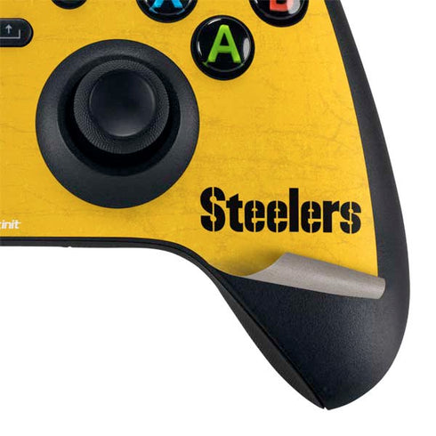NFL Pittsburgh Steelers - Alternate Distressed Xbox Series X Controller Skin