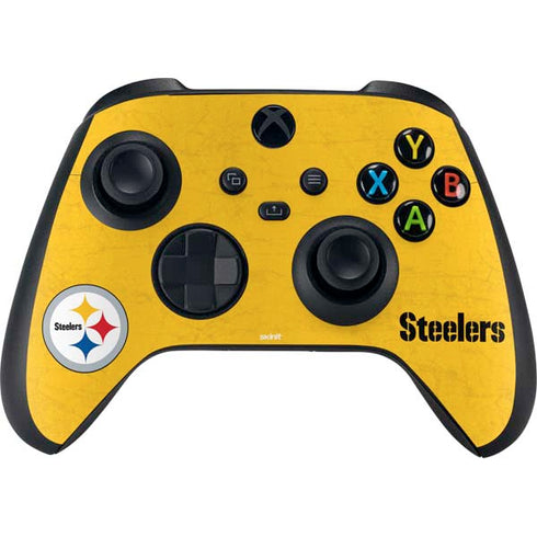 NFL Pittsburgh Steelers - Alternate Distressed XBox Series X Digital Edition Bundle Skin