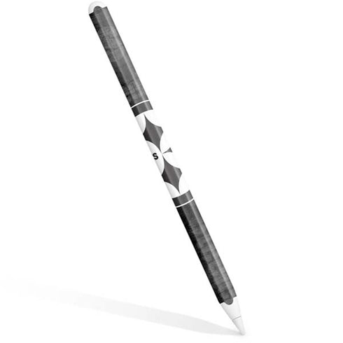 NFL Pittsburgh Steelers Black & White Apple Pencil (2nd Gen 2019) Skin