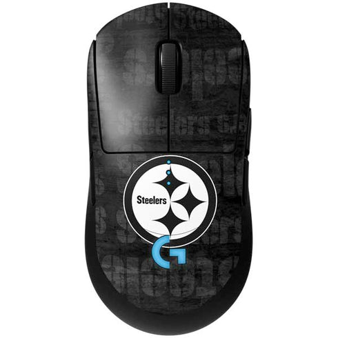 NFL Pittsburgh Steelers Black & White G Pro Wireless Gaming Mouse Skin