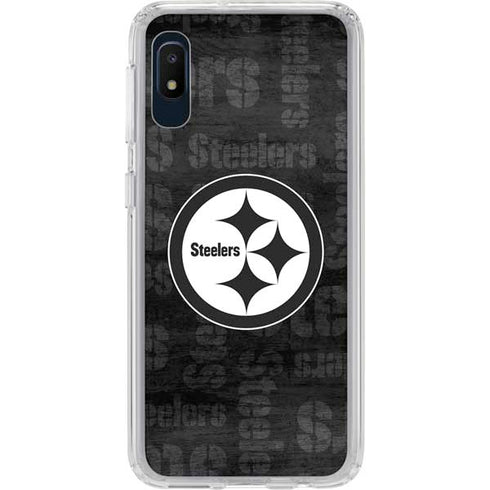 NFL Pittsburgh Steelers Black & White Galaxy Cases