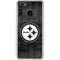 NFL Pittsburgh Steelers Black & White Galaxy A21 Clear Case
