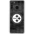 NFL Pittsburgh Steelers Black & White Galaxy A21 Clear Case