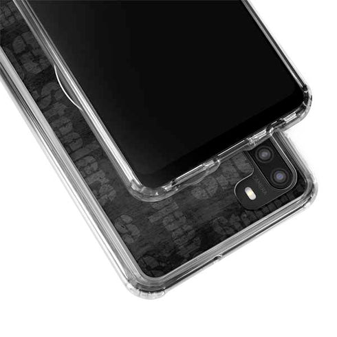 NFL Pittsburgh Steelers Black & White Galaxy A21 Clear Case