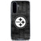 NFL Pittsburgh Steelers Black & White Galaxy A36 5G Clear Case