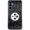NFL Pittsburgh Steelers Black & White Galaxy A55 5G Clear Case
